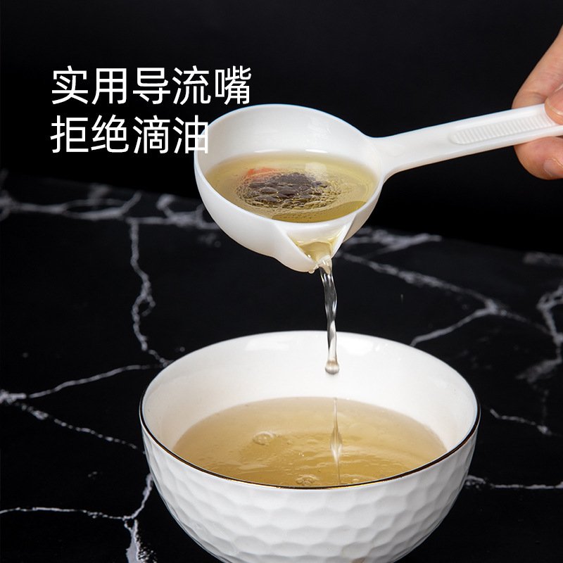 【過濾長柄】塑膠湯匙 - 分離碎渣廚房大勺