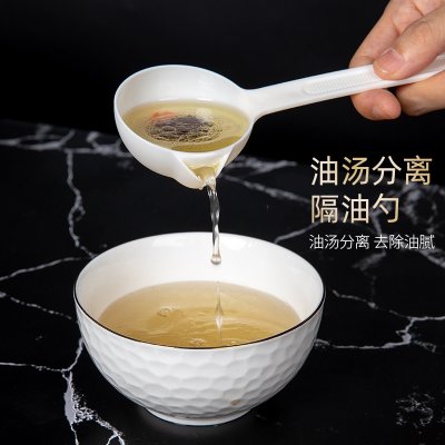 【過濾長柄】塑膠湯匙 - 分離碎渣廚房大勺 商品圖片 2