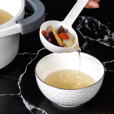 【過濾長柄】塑膠湯匙 - 分離碎渣廚房大勺 商品圖片 3
