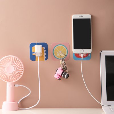 【可愛插頭勾】收納掛勾-廚房壁掛電源線掛鈎 商品圖片 2