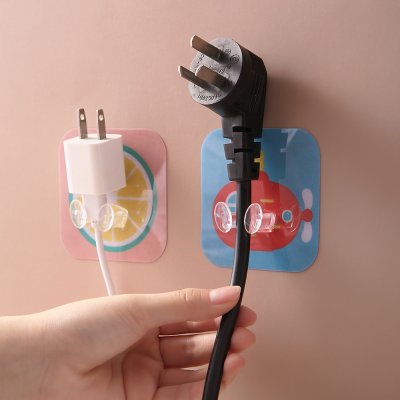 【可愛插頭勾】收納掛勾-廚房壁掛電源線掛鈎 商品圖片 4