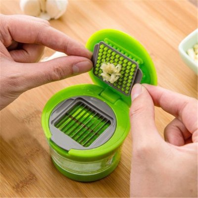 【按壓磨蒜器】多功能切末-手動薑蒜末工具 商品圖片 2