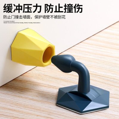 【塑膠靜音門檔】黏貼式緩衝-創意造型門檐 商品圖片 4