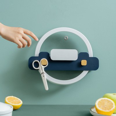 【壁掛鍋蓋架】廚房廚具收納-多功能置物架 商品圖片 2