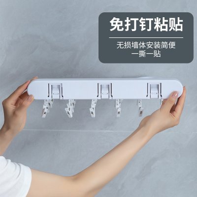【摺疊襪架】按壓式-多功能內衣抹布衣架 商品圖片 3