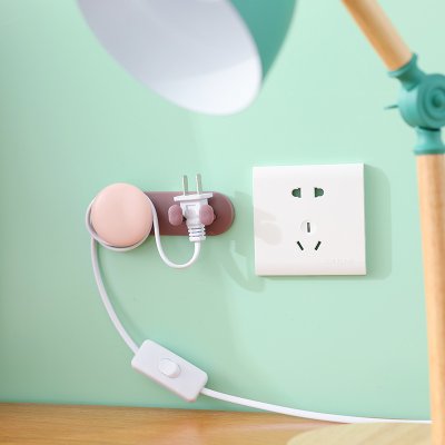 【雙色插頭勾】多功能掛勾-壁掛電源理線器 商品圖片 2