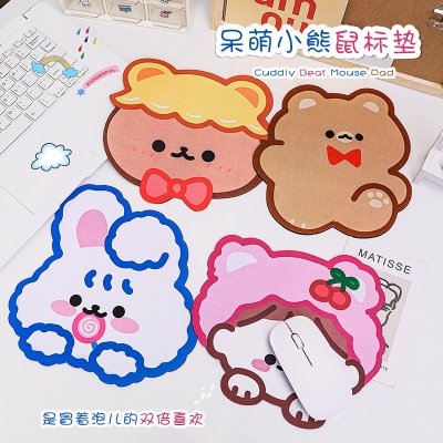 【療癒護腕墊】小熊記憶棉-3D立體滑鼠墊