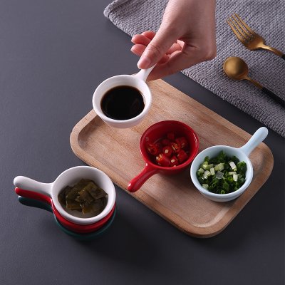 【陶瓷把手】醬醋碟 - 火鍋沾醬小菜碟