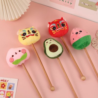 【舒壓神器】可愛毛絨按摩搥-手持經絡敲打搥背棒