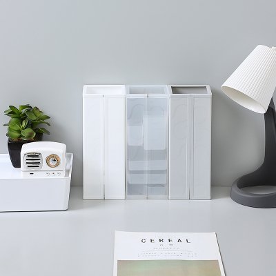 【摺疊文具盒】站立多功能-磁吸桌面筆筒化妝盒 商品圖片 2