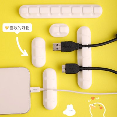 【7孔理線器】充電線整理-簡約黏貼多用途 商品圖片 2