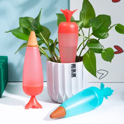【胡蘿蔔澆花器】自動澆水-懶人盆栽花草澆水器