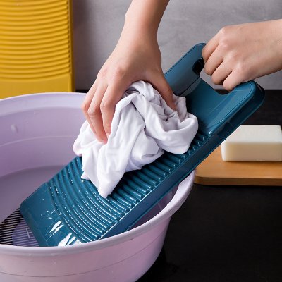 【北歐洗衣板】簡約加厚-波浪條紋搓衣板 商品圖片 3