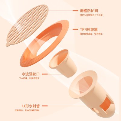 【U型防臭】矽膠塞 - 排水口地漏防蟲閥 商品圖片 4