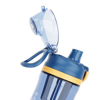 【彈跳杯蓋壺】運動水壺-650ml搖搖攪拌直飲杯 商品圖片 2