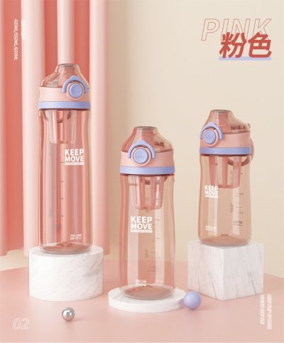 【彈跳杯蓋壺】運動水壺-650ml搖搖攪拌直飲杯 商品圖片 8