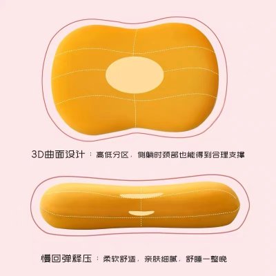 【慢回彈貓肚】記憶枕 - 護頸午睡抱枕 商品圖片 3