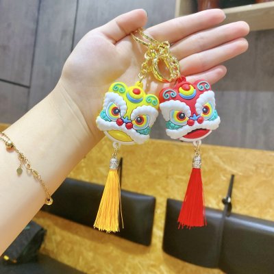 【中國風舞獅圈】鑰匙圈-創意流蘇新年小禮品