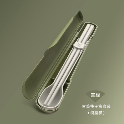 【古箏造型】餐具兩件組 - 筷子湯匙便攜套裝 商品圖片 6