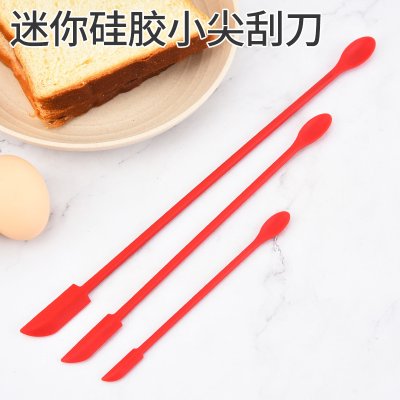 【迷你矽膠刮刀】雙頭果醬刮刀-烘焙化妝組 (3件) 商品圖片 3