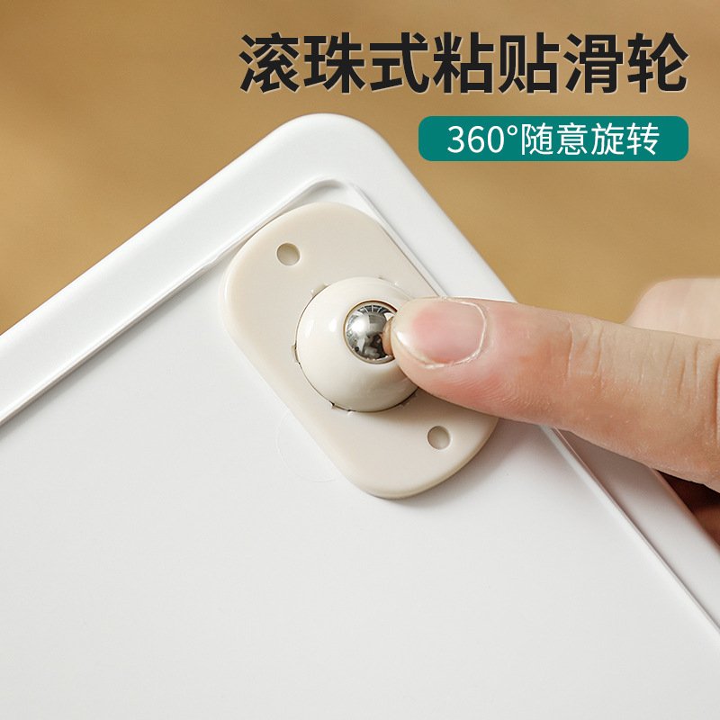 【萬向滾輪】黏貼式鋼珠輪子 - 通用設計 (4個)
