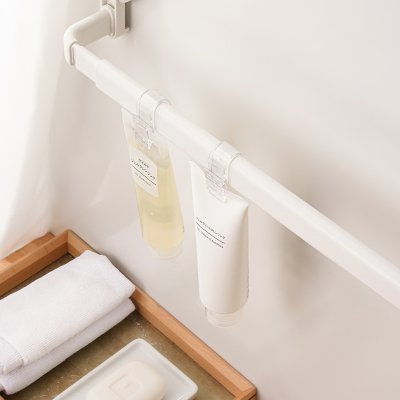 【簡約透明夾勾】塑膠掛勾-浴室洗面乳牙膏夾 商品圖片 3