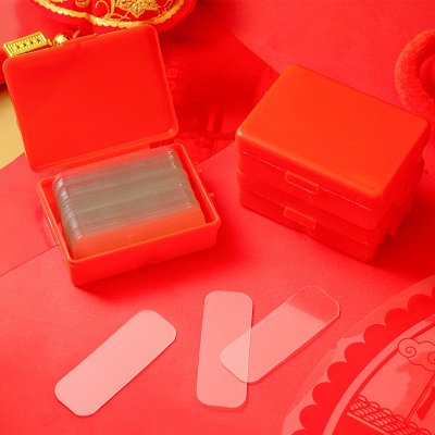 【春聯雙面貼】裝-透明無痕超黏膠貼 (60片)