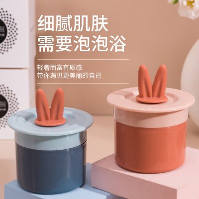 【兔耳起泡器】手動按壓-洗臉神器旅行泡泡器