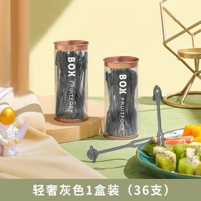 【輕奢透明叉】水果叉-兩齒蛋糕甜品小叉子 (36支) 商品圖片 6