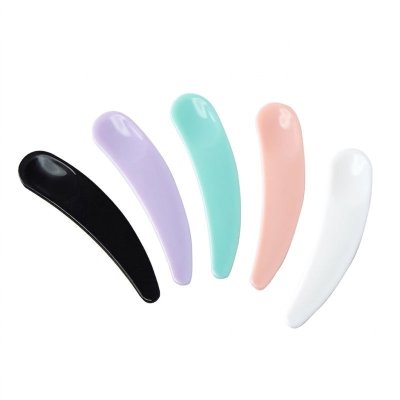 【月牙挖棒】面膜/面霜/化妝品通用 衛生挖取勺 美容工具100入