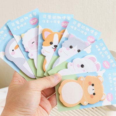 【站立動物便利貼】可愛設計-N次貼手帳標籤