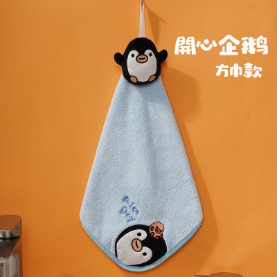 【立體動物擦手巾】刺繡珊瑚絨-方巾毛巾手帕 商品圖片 6