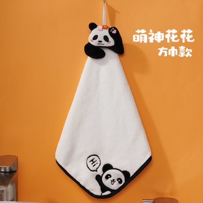 【立體動物擦手巾】刺繡珊瑚絨-方巾毛巾手帕 商品圖片 8