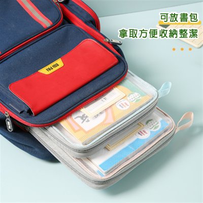 【L型網紗袋】透明收納袋-文件書本分裝袋 商品圖片 3