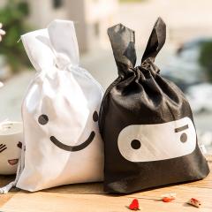 (5入)忍者兔子收納袋 隨身小物旅行 日韓文具 實用方便 束口袋