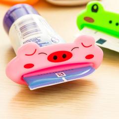 可愛動物造型多用途擠壓器 擠牙膏器 洗面乳擠壓器