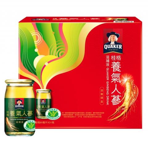 桂格養氣人蔘60ml 31入 每天一瓶補...