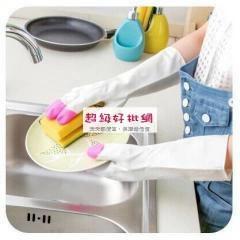 薄款耐用廚房清潔手套 洗碗洗衣服乳膠手套