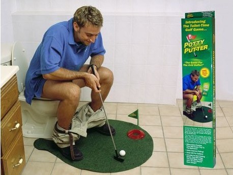大號不無聊 廁所高爾夫球 迷你高爾夫玩具 無聊廁所玩具 交換禮物