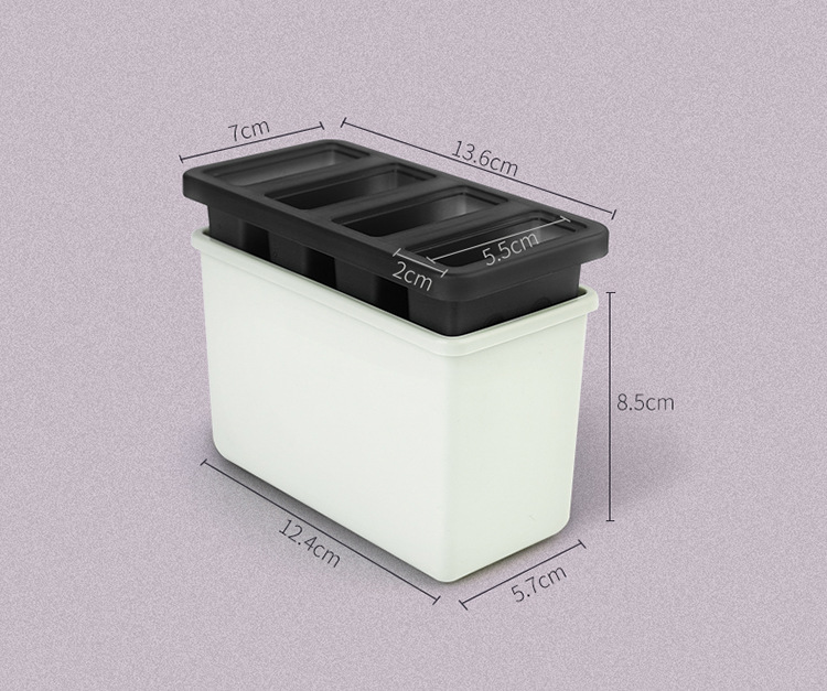 冰棒雪糕製冰盒 簡約復古造型製冰盒 4格冰棒雪糕製冰模