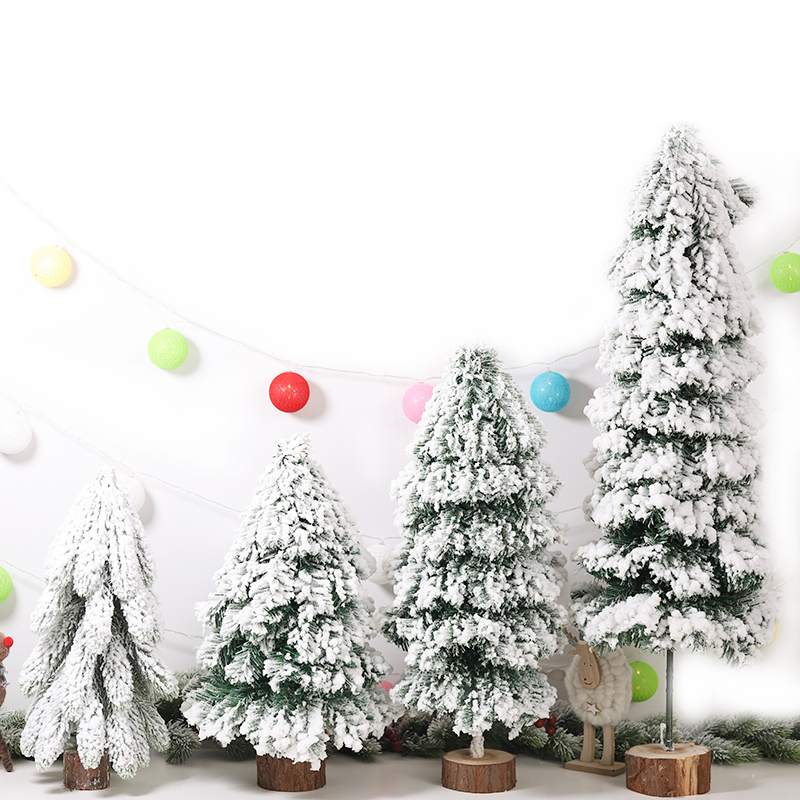 【24H出貨】浪漫純白雪花聖誕樹 裝飾聖誕樹 聖誕節佈置