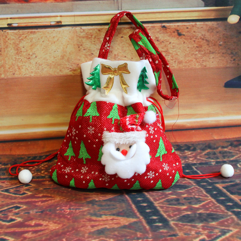 圣誕裝飾品 新款圣誕老人禮物袋 圣誕糖果袋 圣誕禮品袋