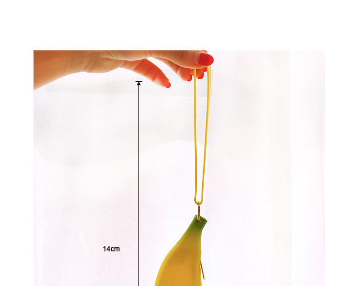 創意可愛硅膠零錢包 香蕉筆袋 韓版學生手拿硬幣筆袋 批發