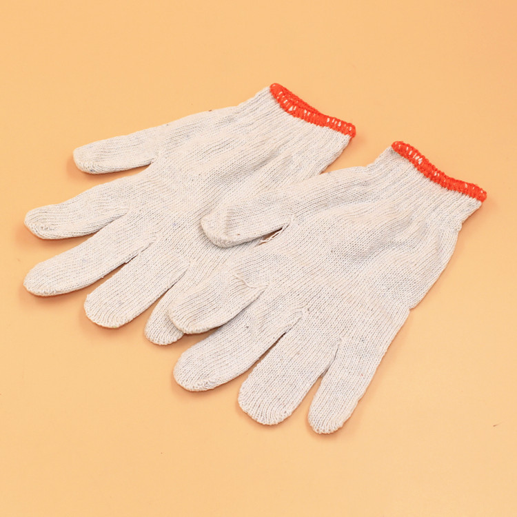 (12雙入)棉紗耐磨手套 紗線白手套 工作手套