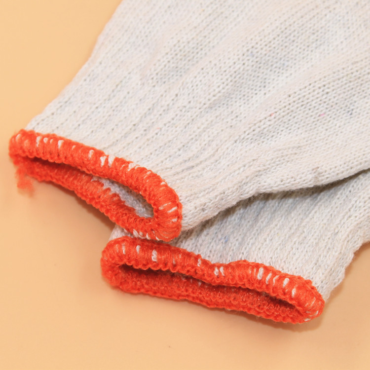 廠家直銷 500g加密棉紗耐磨勞保防護手套 便宜紗線白手套勞保產品