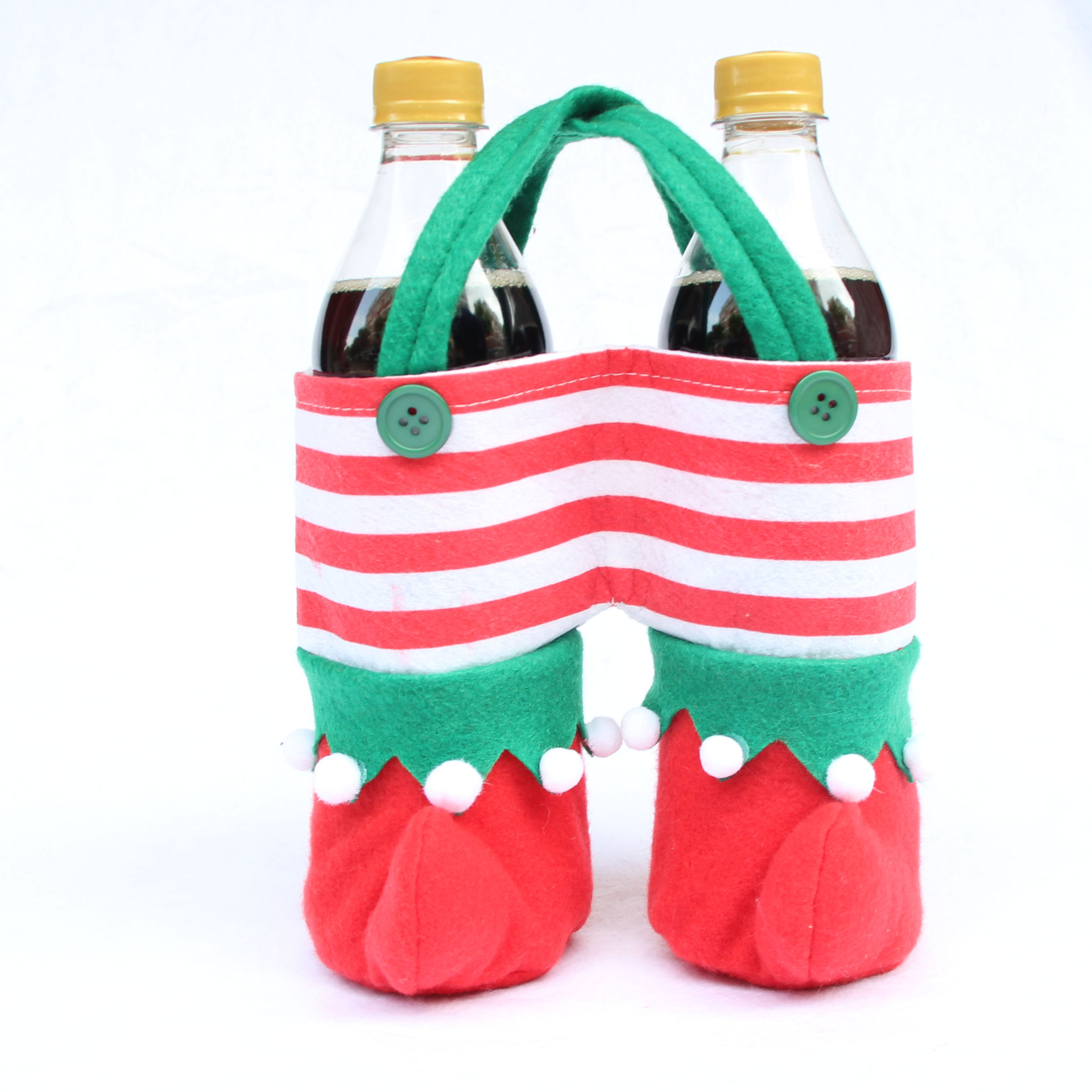 圣誕裝飾品 圣誕精靈袋 圣誕精靈可樂袋 圣誕糖果袋