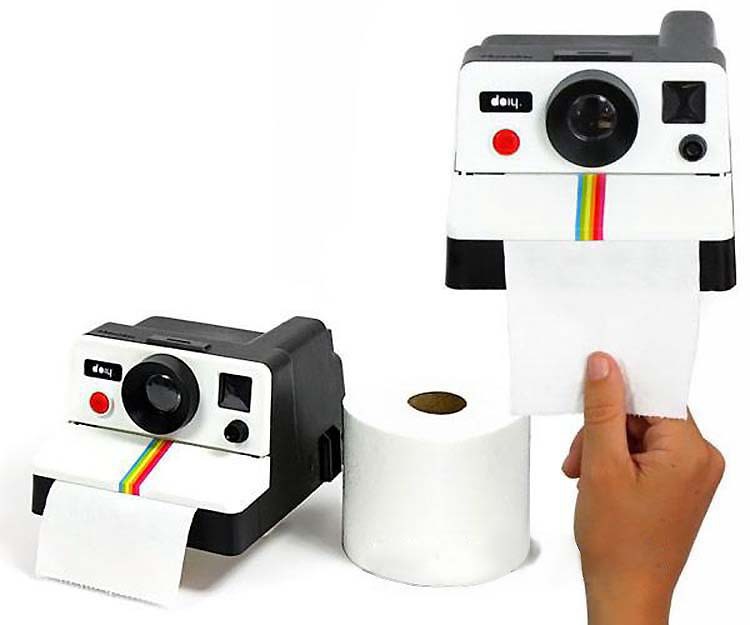 復古相機捲筒面紙盒 廁所必備捲筒紙巾盒 衛生紙收納盒