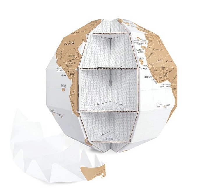 Scratch Globe 3D刮刮地球儀 地球儀DIY組立式立體世界地圖地球儀