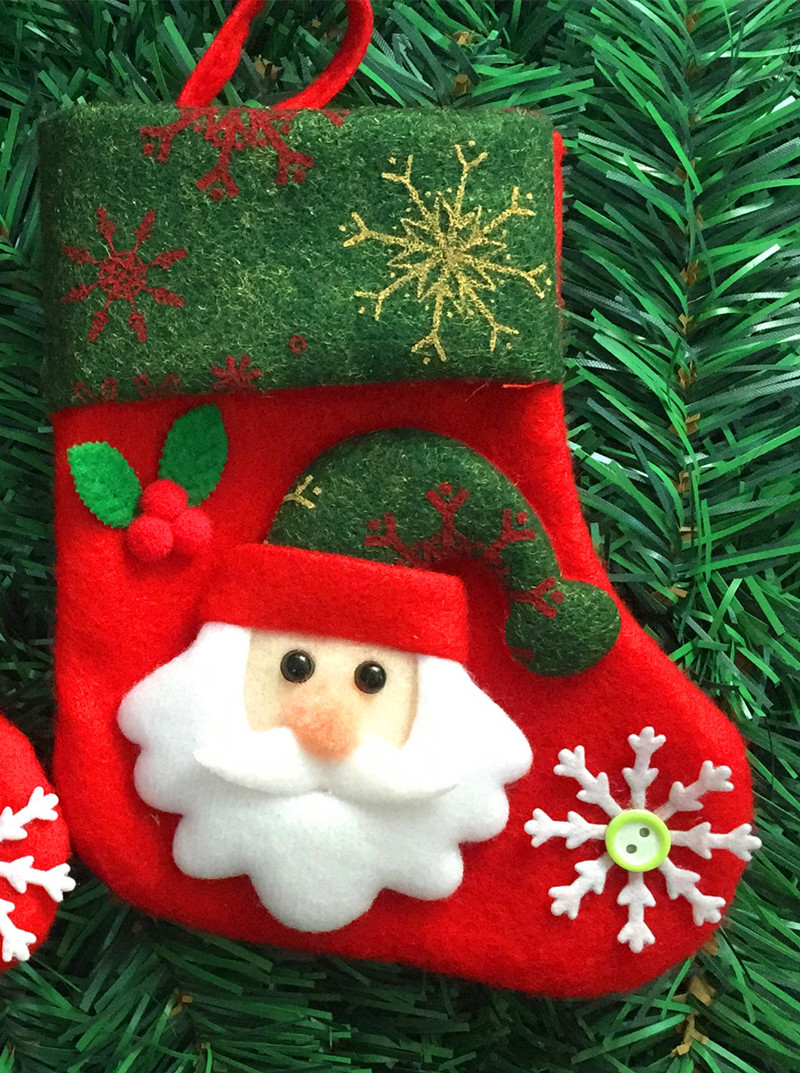 新款小號圣誕襪 圣誕襪 圣誕糖果襪 圣誕禮品袋