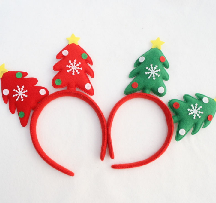 聖誕髮箍 聖誕樹頭箍 成人兒童頭箍 聖誕派對用品